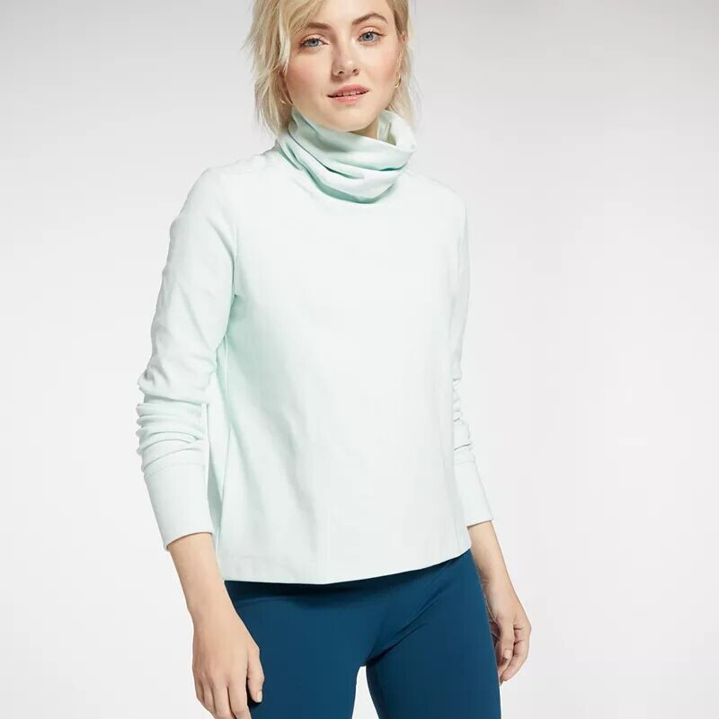 Calia Женская рубашка с высоким воротником и длинными рукавами, мятный
Calia Женская рубашка с высоким воротником и длинными рукавами, мятный