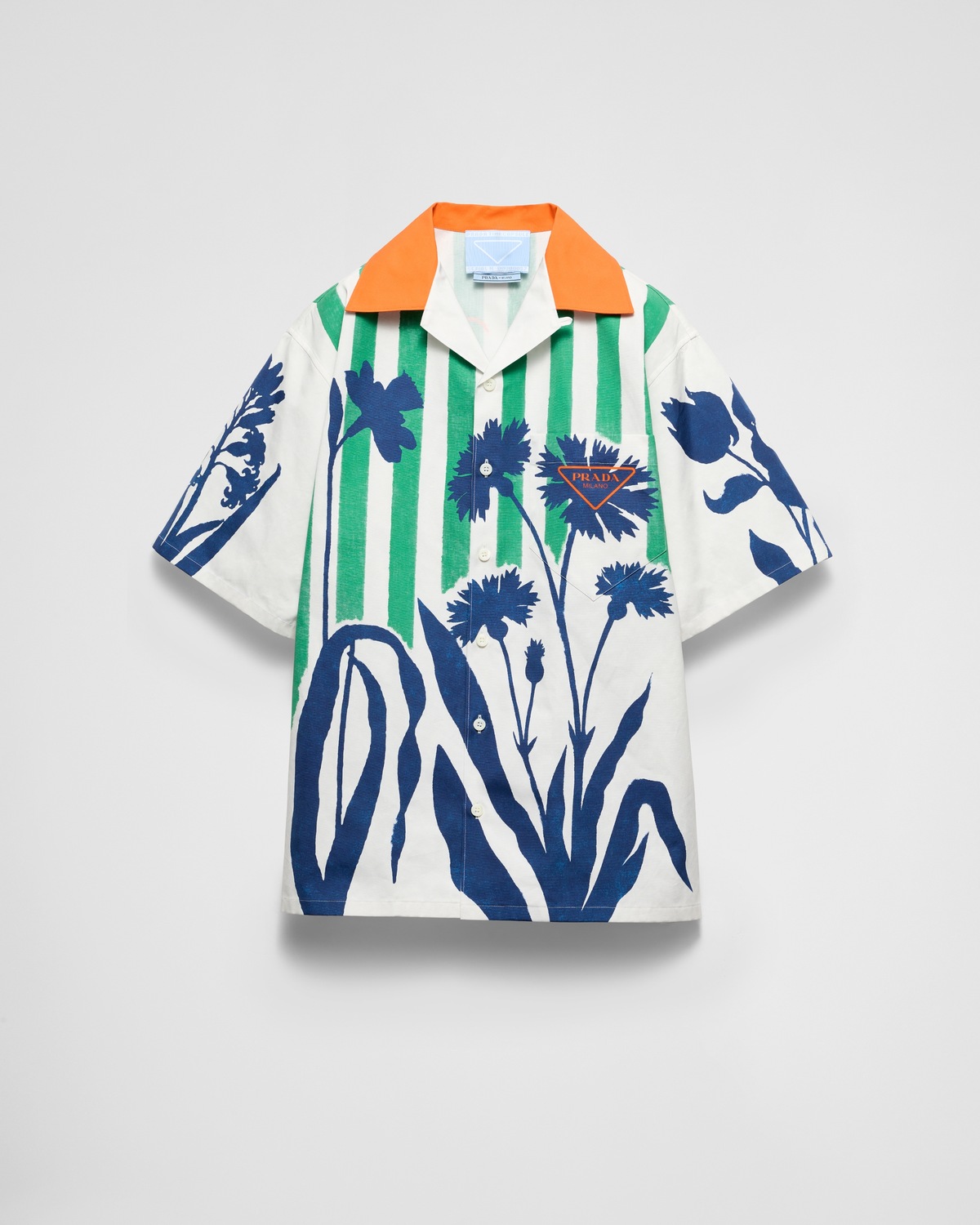 Рубашка из хлопка с принтом Timecapsule Prada, мультиколор
Рубашка из хлопка с принтом Timecapsule Prada, мультиколор