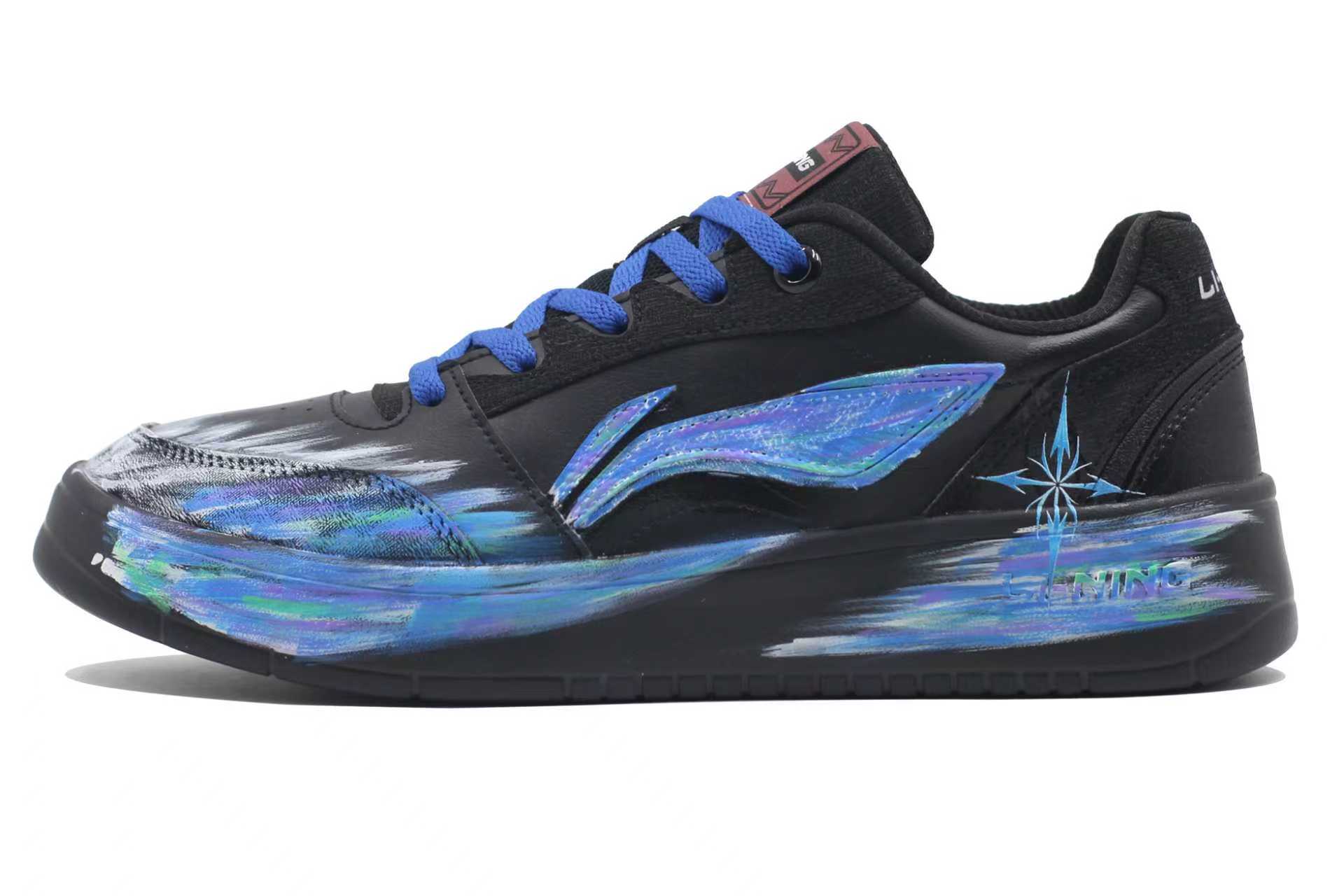Li-Ning Li Ning Sycee V3 Cushioning, Wear Resistant Low top Skateboard Shoes Unisex Black Blue
Li-Ning Li Ning Sycee V3 Cushioning, Wear Resistant Low top Skateboard Shoes Unisex Black Blue