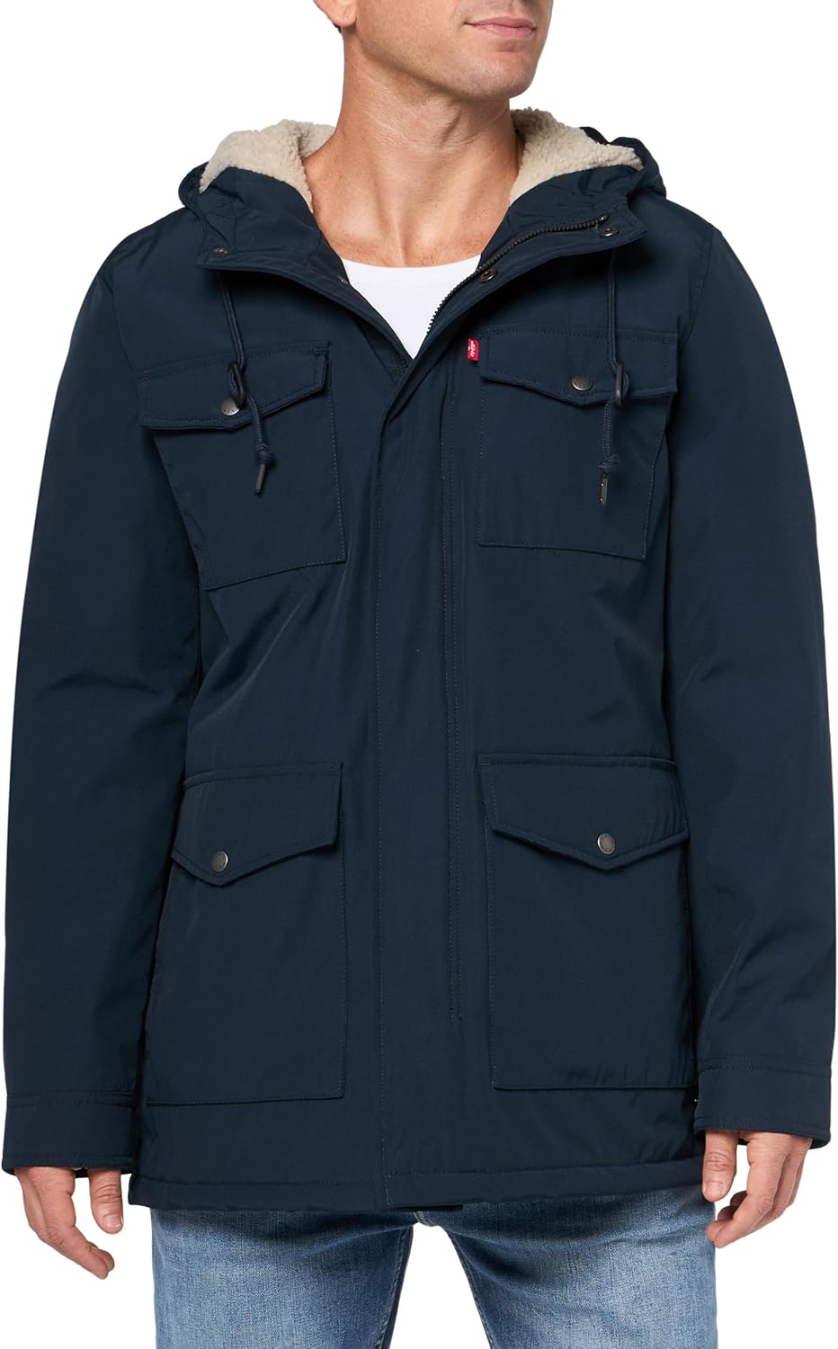 Мужская полевая парка Levi's Arctic Cloth Sherpa Linen, Soft Touch Navy
Мужская полевая парка Levi's Arctic Cloth Sherpa Linen, Soft Touch Navy