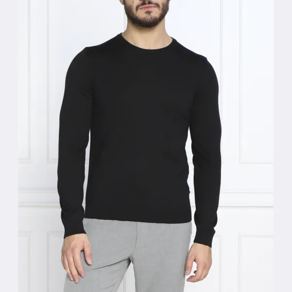 Шерстяной свитер узкого кроя Leno-p Boss, черный
Шерстяной свитер узкого кроя Leno-p Boss, черный