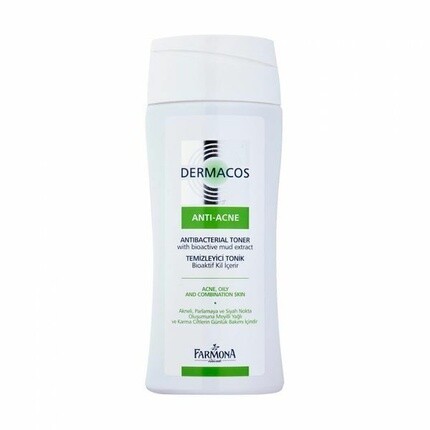 Dermacos Антибактериальный тоник против прыщей с биоактивным экстрактом грязи 150 мл, Farmona
Dermacos Антибактериальный тоник против прыщей с биоактивным экстрактом грязи 150 мл, Farmona