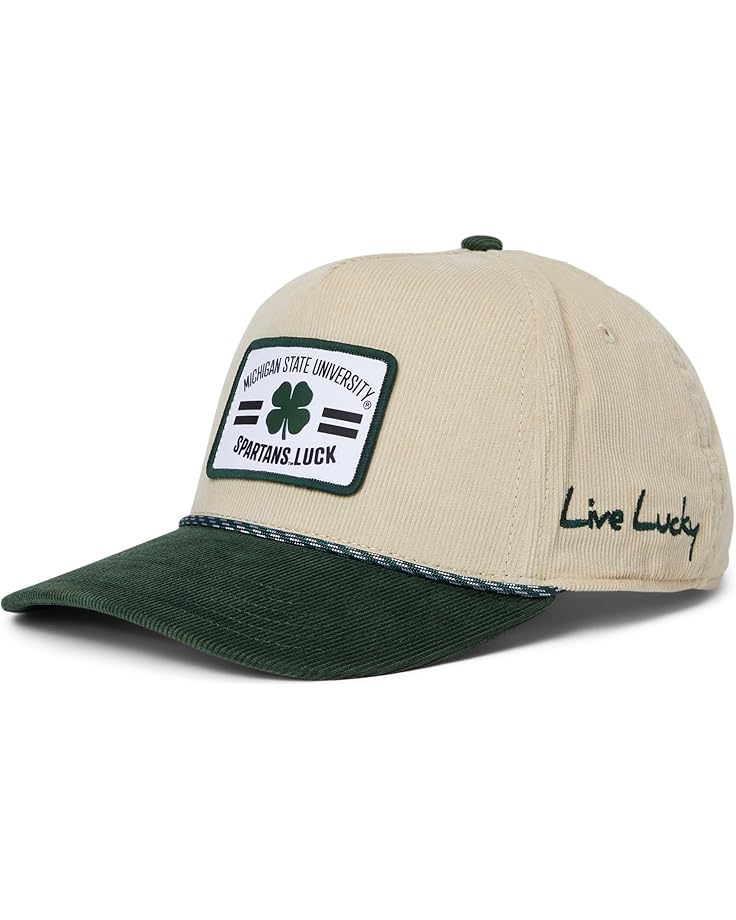 Унисекс черная бейсболка Clover Michigan State Legacy с регулируемой застежкой Black Clover, Natural/Dark Green/Corduroy With Rope Hd Patch
Унисекс черная бейсболка Clover Michigan State Legacy с регулируемой застежкой Black Clover, Natural/Dark Green/Corduroy With Rope Hd Patch