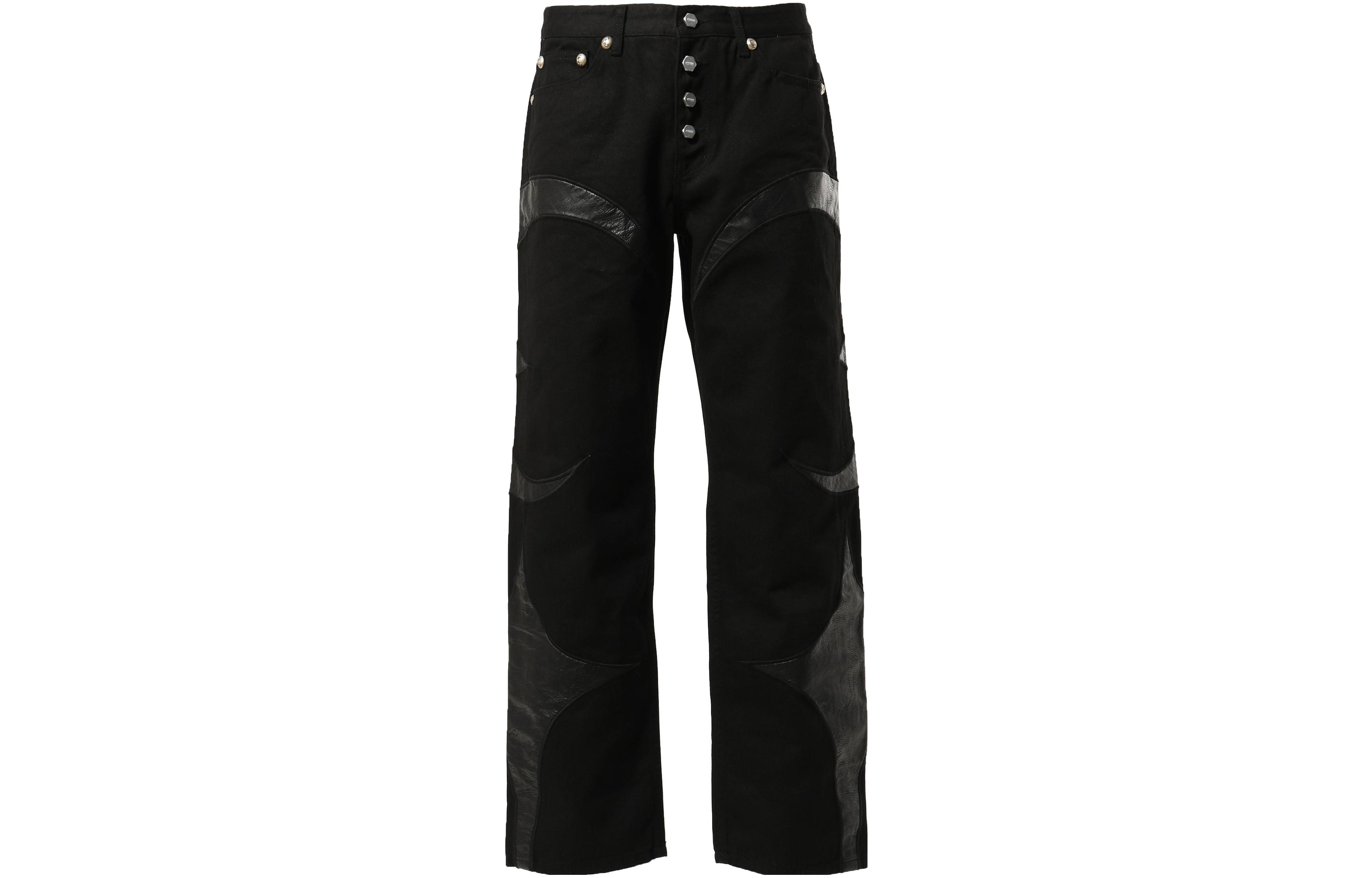 Кожаные стираные джинсы THUG CLUB, черный
Кожаные стираные джинсы THUG CLUB, черный