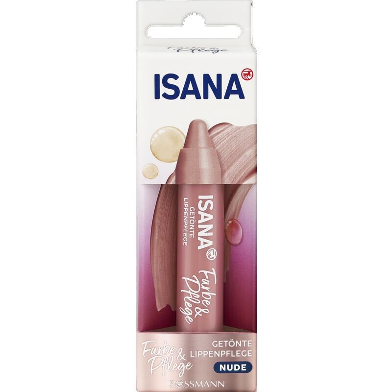 Тональный уход за губами Color 2 Care nude ISANA, 3,3 g
Тональный уход за губами Color 2 Care nude ISANA, 3,3 g