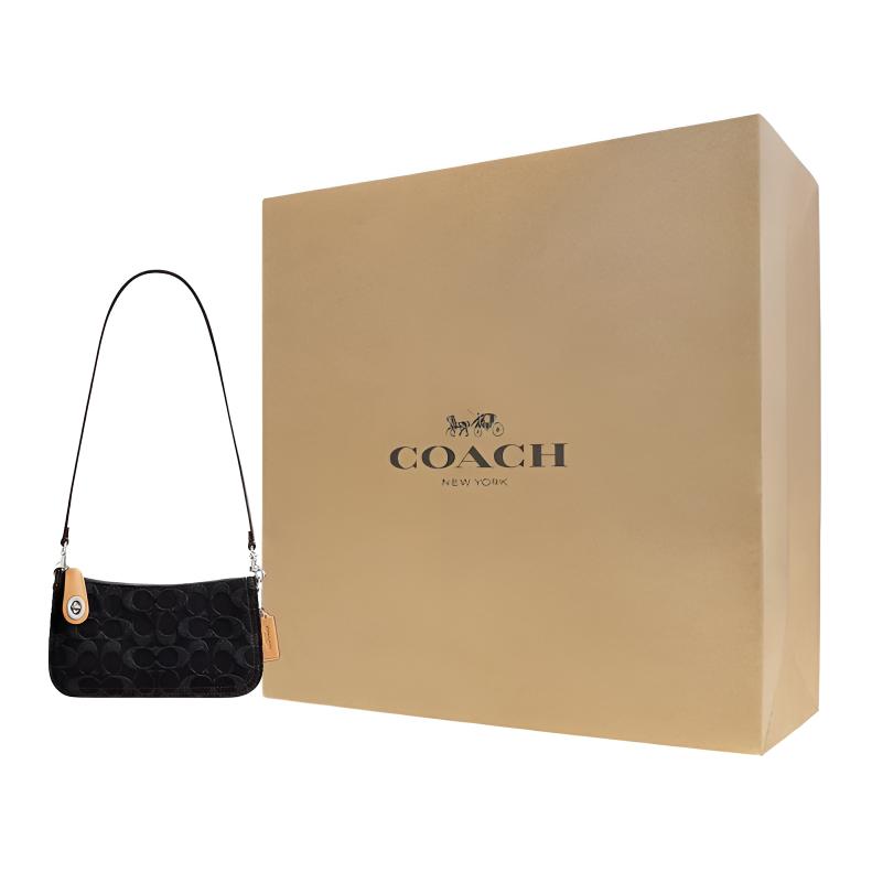 COACH Тканевая сумка через плечо малая женская черная
COACH Тканевая сумка через плечо малая женская черная