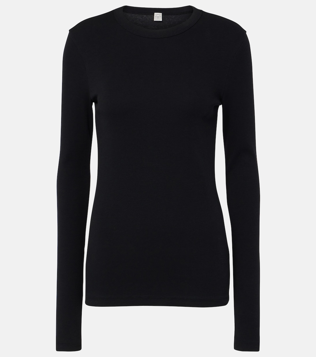 Топ из хлопкового джерси Toteme, черный
Топ из хлопкового джерси Toteme, черный