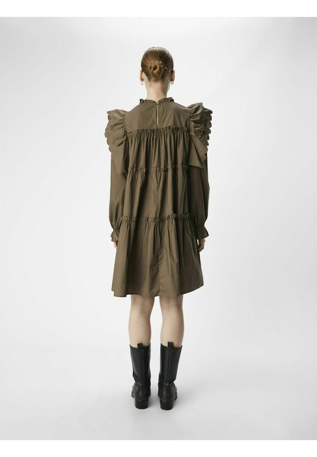 Повседневное платье HOPE Object, оливковый 
Повседневное платье HOPE Object, оливковый