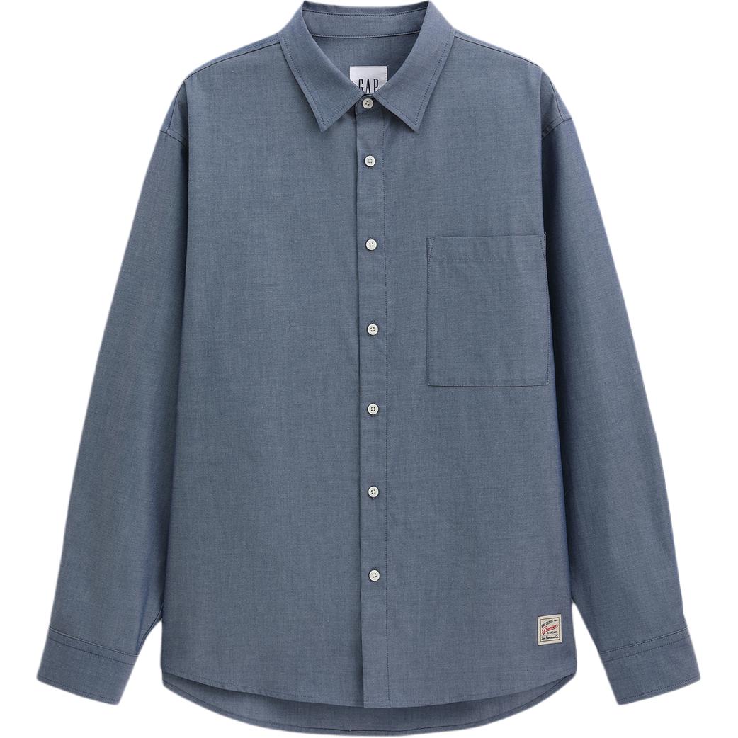 GAP Рубашка мужская Dark Blue Lapel Moderate Others
GAP Рубашка мужская Dark Blue Lapel Moderate Others