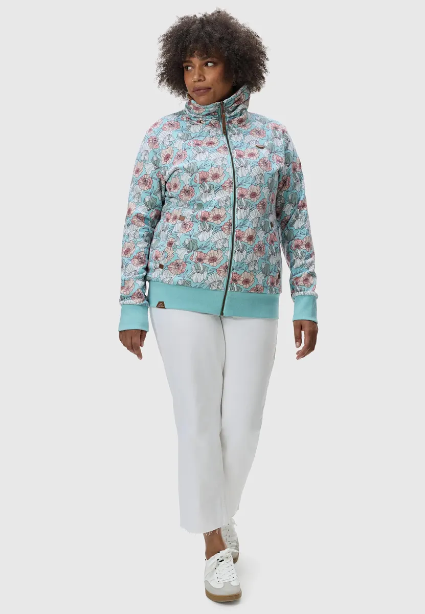 Толстовка в стиле рэгвир "Изольда Плюс", милая молния с высоким воротником и цветочным узором Ragwear, голубой
Толстовка в стиле рэгвир "Изольда Плюс", милая молния с высоким воротником и цветочным узором Ragwear, голубой