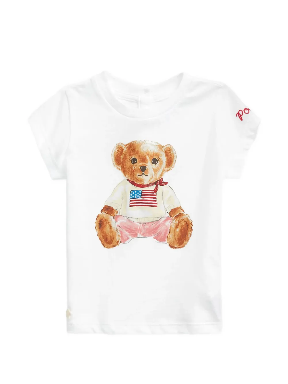 Футболка с изображением медвежонка Polo Ralph Lauren Kids, белый
Футболка с изображением медвежонка Polo Ralph Lauren Kids, белый