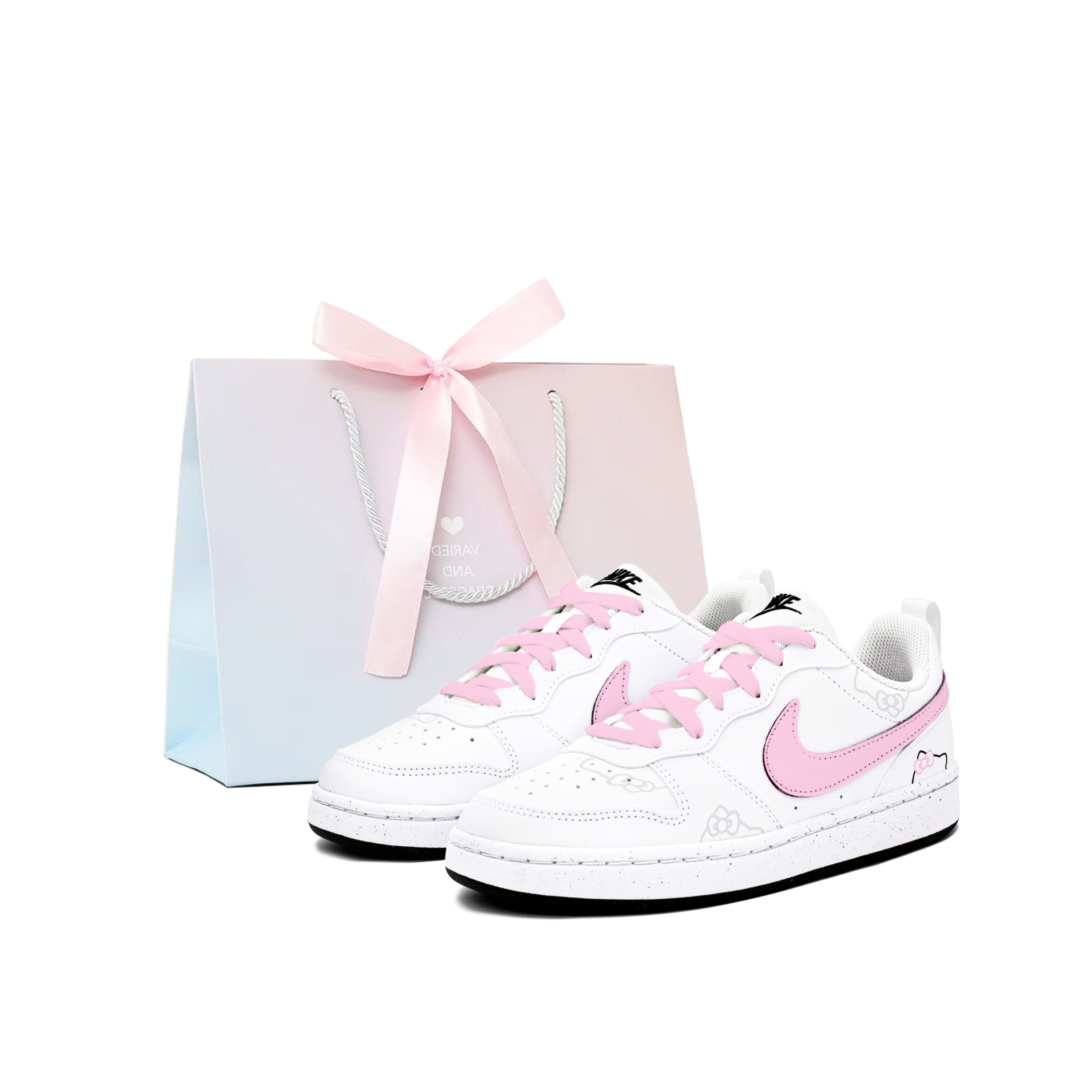 Nike Кроссовки для скейтбординга Court Borough Energetic Katy Pink низкие детские Pink White унисекс
Nike Кроссовки для скейтбординга Court Borough Energetic Katy Pink низкие детские Pink White унисекс