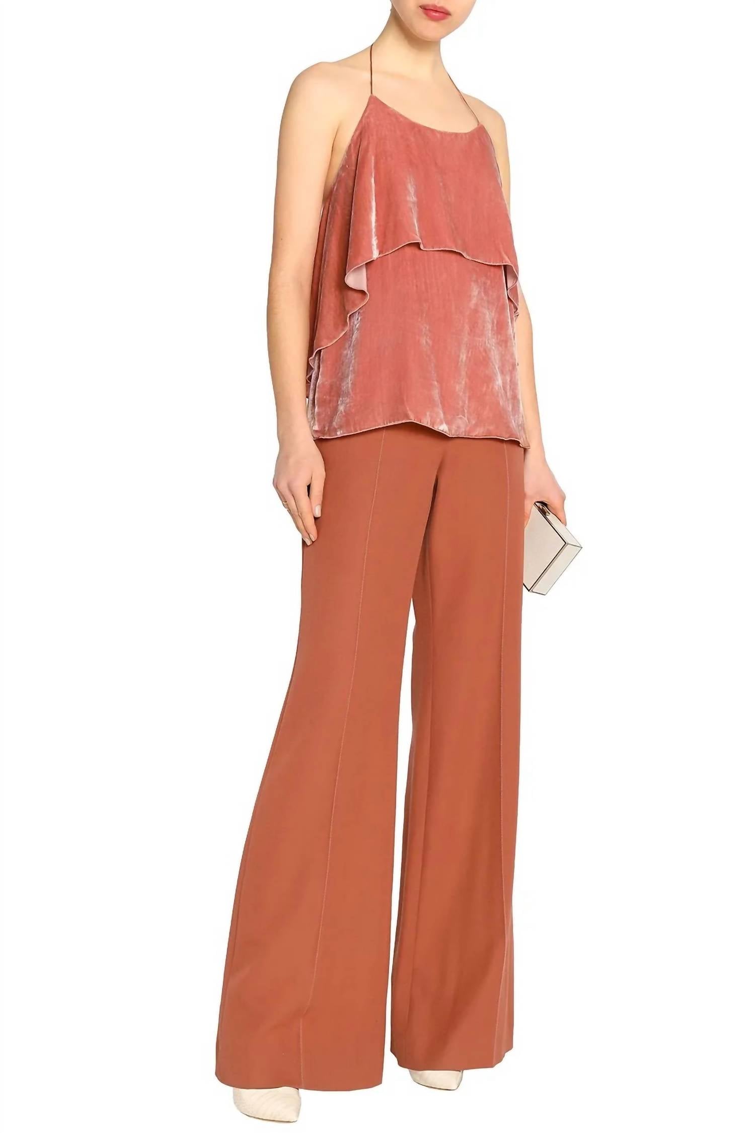 Marybeth Antique Rose Velvet Ruffle Top Blouse In Pink Alice + olivia
Marybeth Antique Rose Velvet Ruffle Top Blouse In Pink Alice + olivia