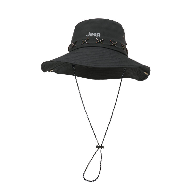 Jeep Полиэстеровая панама унисекс, Black
Jeep Полиэстеровая панама унисекс, Black
