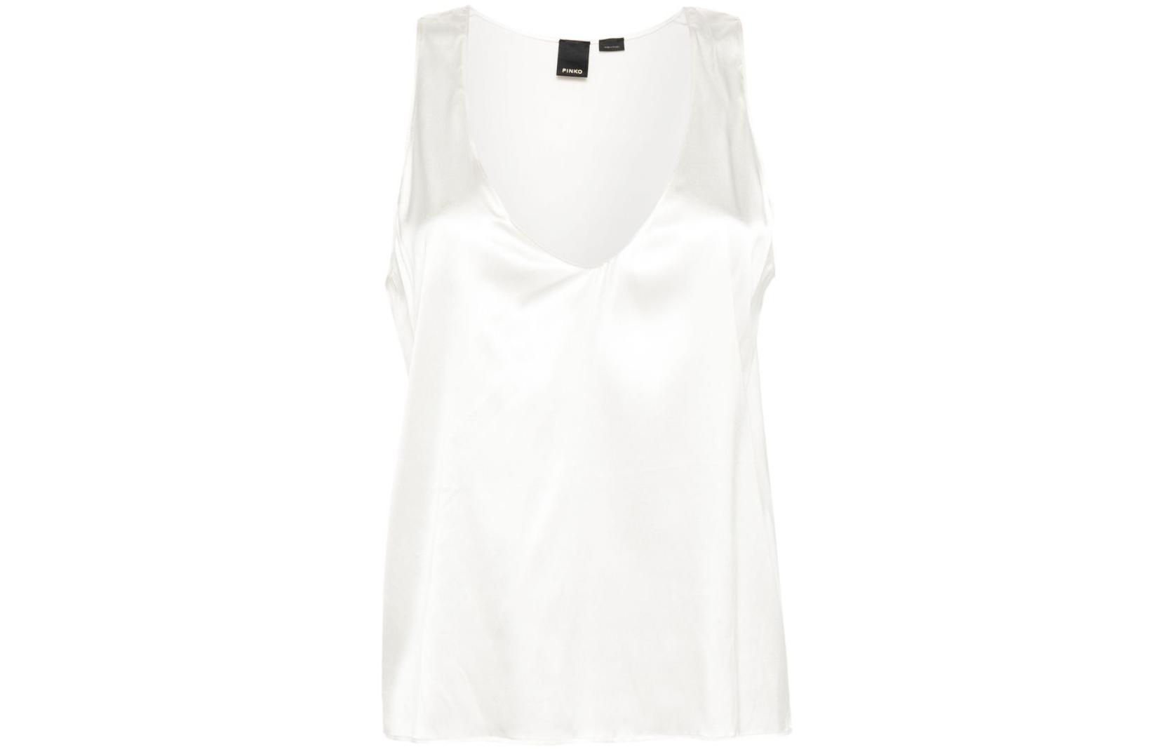 Топ без рукавов из стрейч-сатина PINKO, белый
Топ без рукавов из стрейч-сатина PINKO, белый