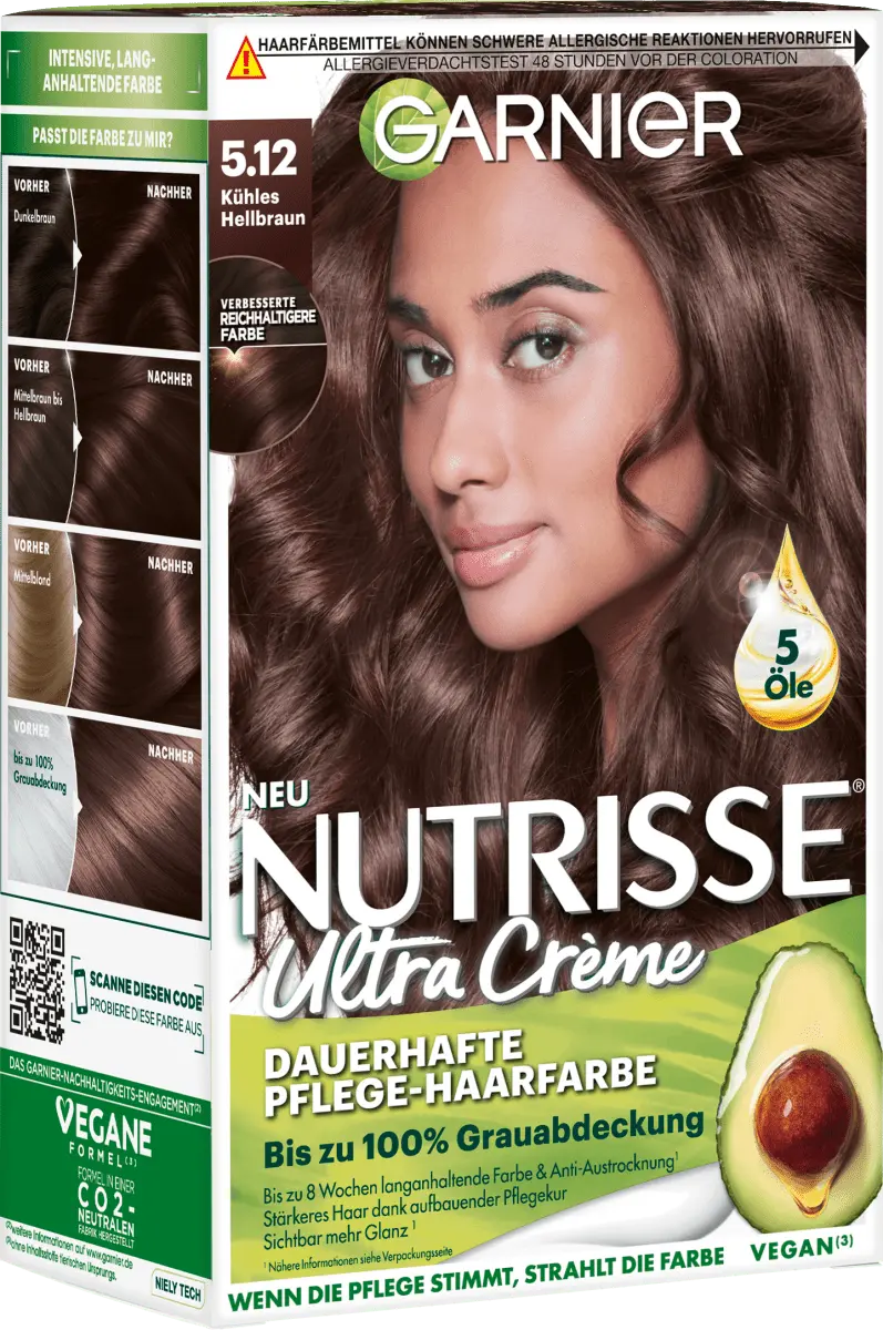 Nutrisse 512 холодный светло-коричневый 1 шт. Nutrisse 
Nutrisse 512 холодный светло-коричневый 1 шт. Nutrisse