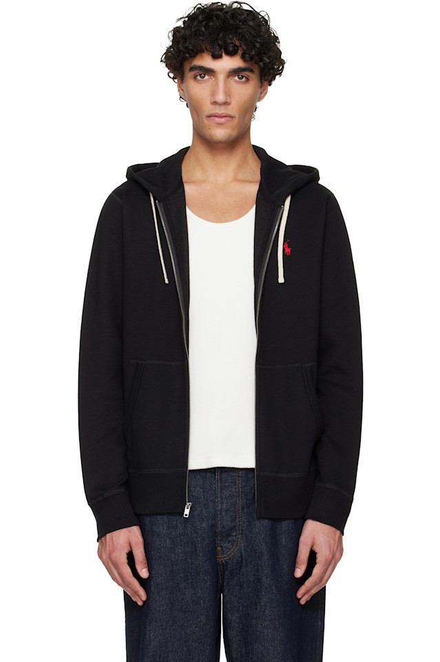 Polo Ralph Lauren Черная флисовая толстовка на молнии
Polo Ralph Lauren Черная флисовая толстовка на молнии