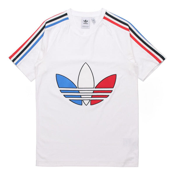 Футболка оригинальные мужские с трехцветным логотипом и круглым вырезом с коротким рукавом Adidas, белый
Футболка оригинальные мужские с трехцветным логотипом и круглым вырезом с коротким рукавом Adidas, белый