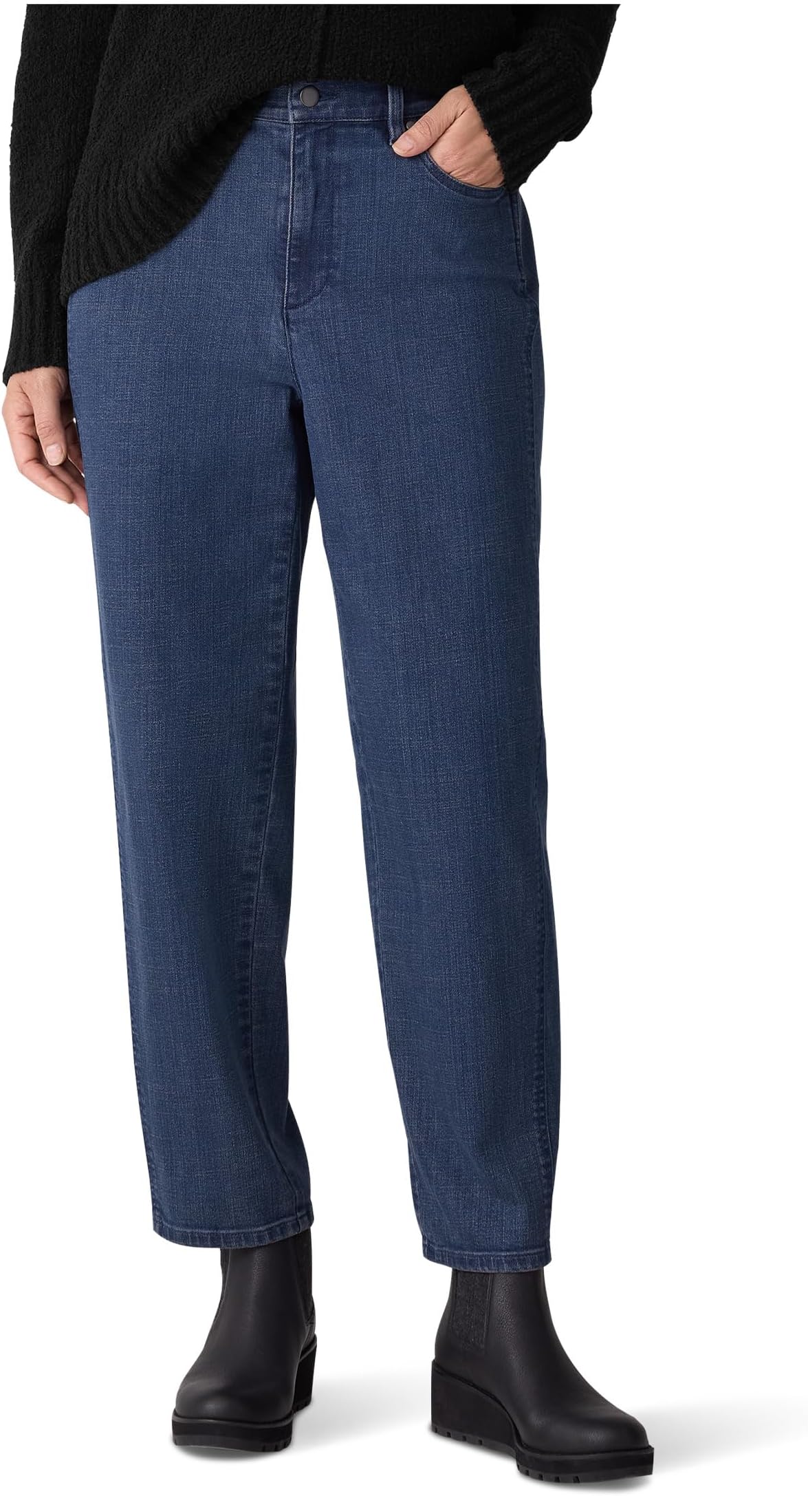 Брюки Eileen Fisher Cotton Stretch Denim Ankle Lantern Pant, цвет Medium Indigo
Брюки Eileen Fisher Cotton Stretch Denim Ankle Lantern Pant, цвет Medium Indigo