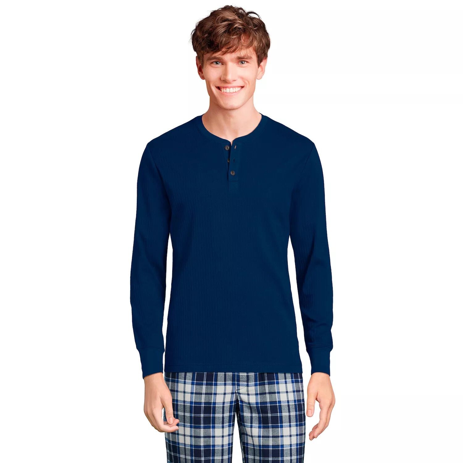 Вязаная пижама в рубчик Big & Tall Henley Lands' End
Вязаная пижама в рубчик Big & Tall Henley Lands' End