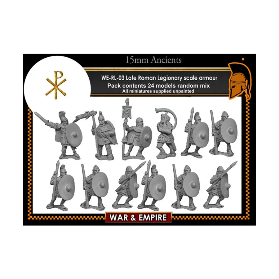 Легионы с чешуей, War & Empire - Dark Ages Miniatures - Late Roman Legionaries (15mm)
Легионы с чешуей, War & Empire - Dark Ages Miniatures - Late Roman Legionaries (15mm)