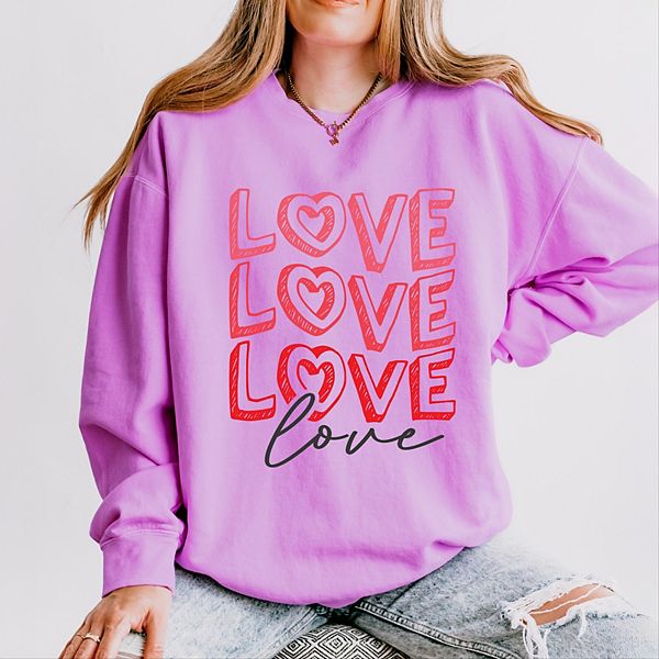 Легкий свитшот Love stacked sketched для женщин Simply Sage Market, Neon Violet
Легкий свитшот Love stacked sketched для женщин Simply Sage Market, Neon Violet