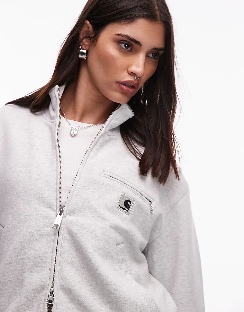 Толстовка Carhartt WIP Detroit серого цвета
Толстовка Carhartt WIP Detroit серого цвета