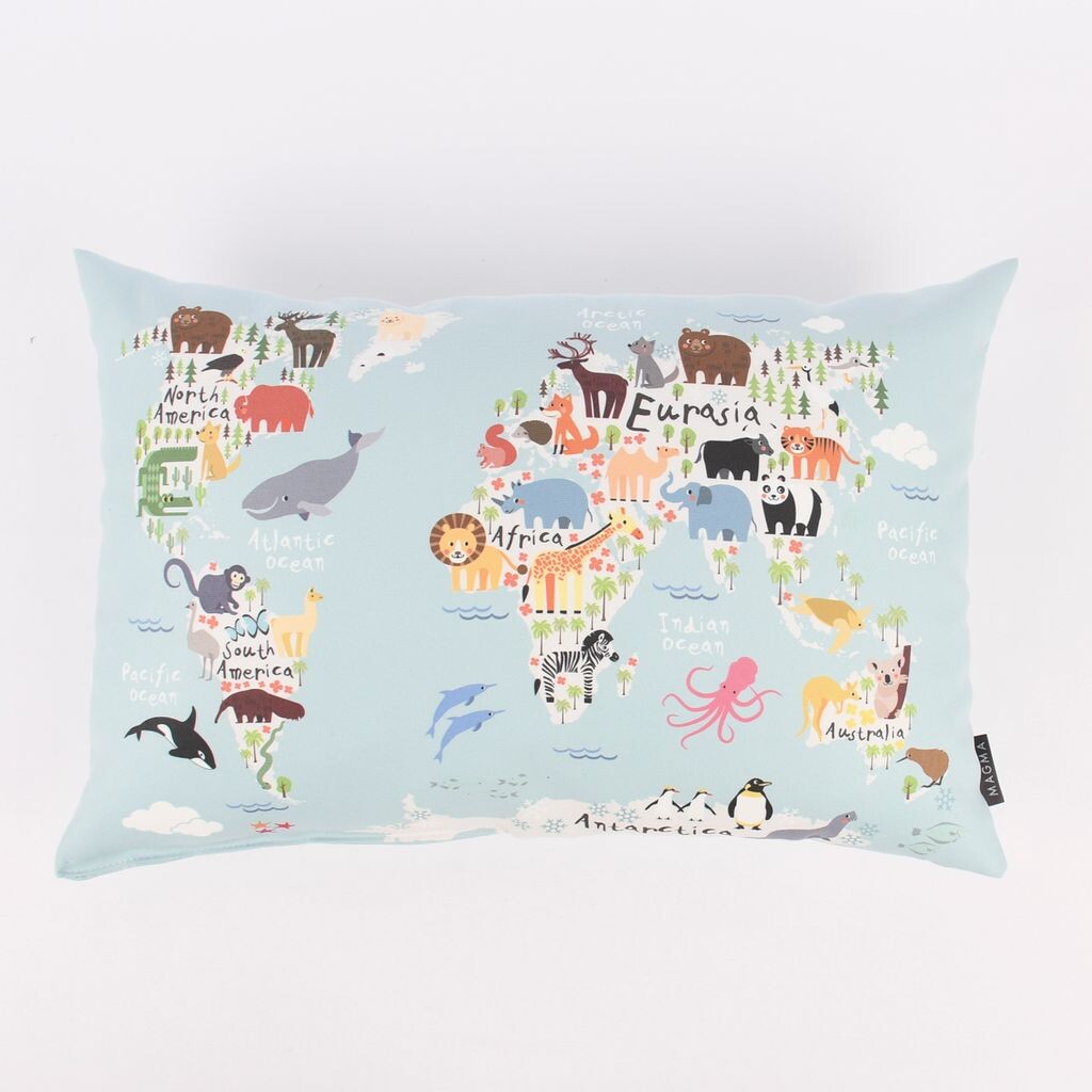 Декоративная подушка Magma WORLD голубой разноцветный 40х60см Magma - Heimtex 
Декоративная подушка Magma WORLD голубой разноцветный 40х60см Magma - Heimtex