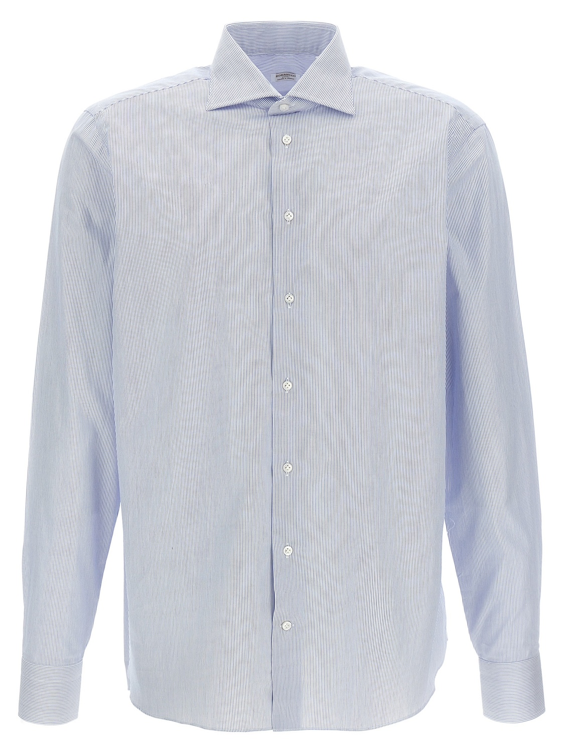 Полосатая хлопковая рубашка BORRIELLO, голубой
Полосатая хлопковая рубашка BORRIELLO, голубой
