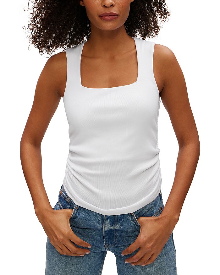 Майка с квадратным вырезом "Maribel" из ребристой ткани Michael Stars, белый
Майка с квадратным вырезом "Maribel" из ребристой ткани Michael Stars, белый