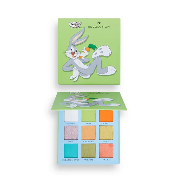 Палитра теней Looney Tunes Bugs Mini Shadow Palette I Heart Revolution, 1 UD
Палитра теней Looney Tunes Bugs Mini Shadow Palette I Heart Revolution, 1 UD