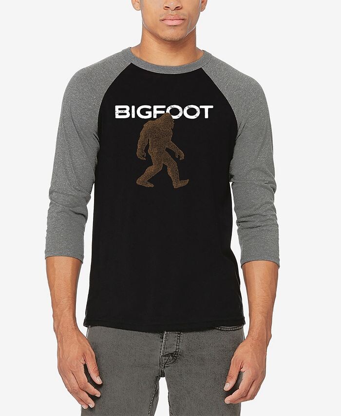 Мужская футболка Bigfoot Raglan Baseball Word Art LA Pop Art, серебро
Мужская футболка Bigfoot Raglan Baseball Word Art LA Pop Art, серебро