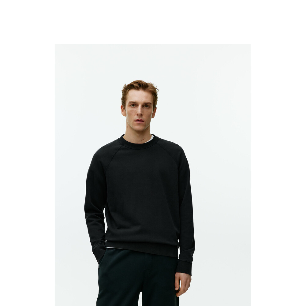 Мужская повседневная толстовка Arket из чистого хлопка с круглым вырезом, черный
Мужская повседневная толстовка Arket из чистого хлопка с круглым вырезом, черный