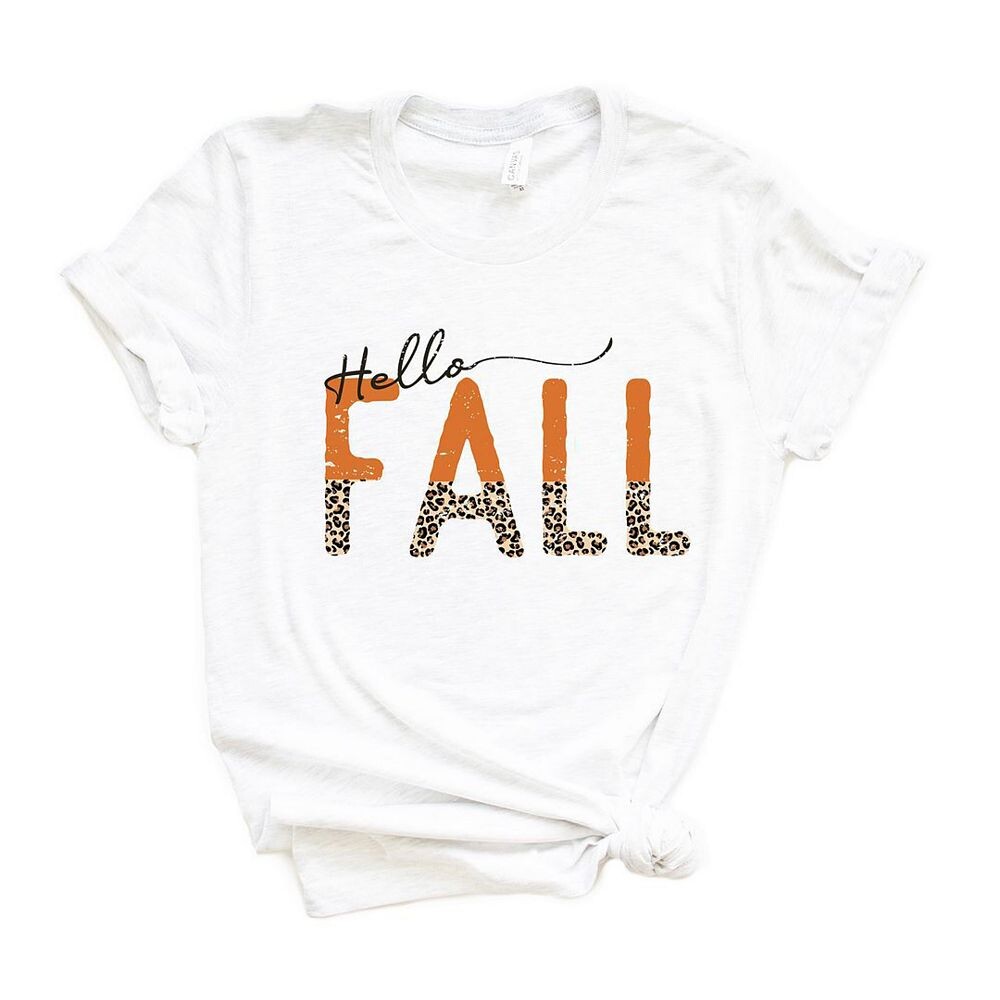 Футболка с короткими рукавами и рисунком Hello Fall с леопардовым принтом Simply Sage Market, белый
Футболка с короткими рукавами и рисунком Hello Fall с леопардовым принтом Simply Sage Market, белый