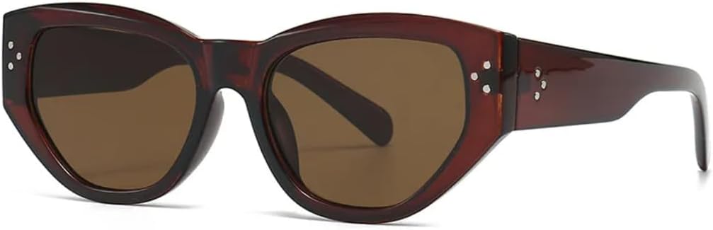 Модные дизайнерские солнцезащитные очки «кошачий глаз» с заклепками, винтажные, сексуальные, в большой оправе, в стиле панк, для женщин, с защитой от УФ-излучения SZVVBKK, Brown Brown
Модные дизайнерские солнцезащитные очки «кошачий глаз» с заклепками, винтажные, сексуальные, в большой оправе, в стиле панк, для женщин, с защитой от УФ-излучения SZVVBKK, Brown Brown