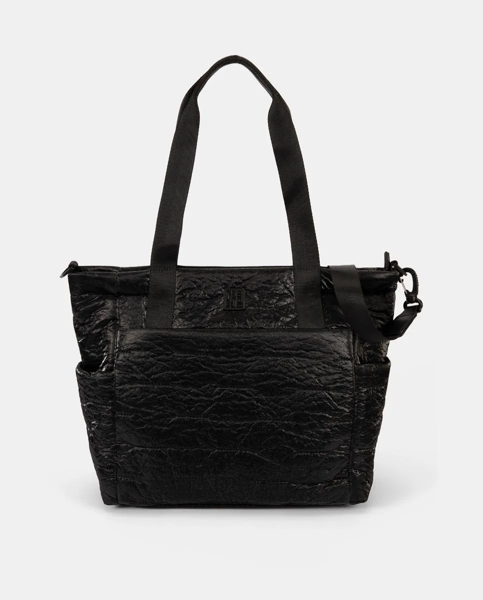 Стеганая сумка-шоппер Pepe Moll, черный 
Стеганая сумка-шоппер Pepe Moll, черный