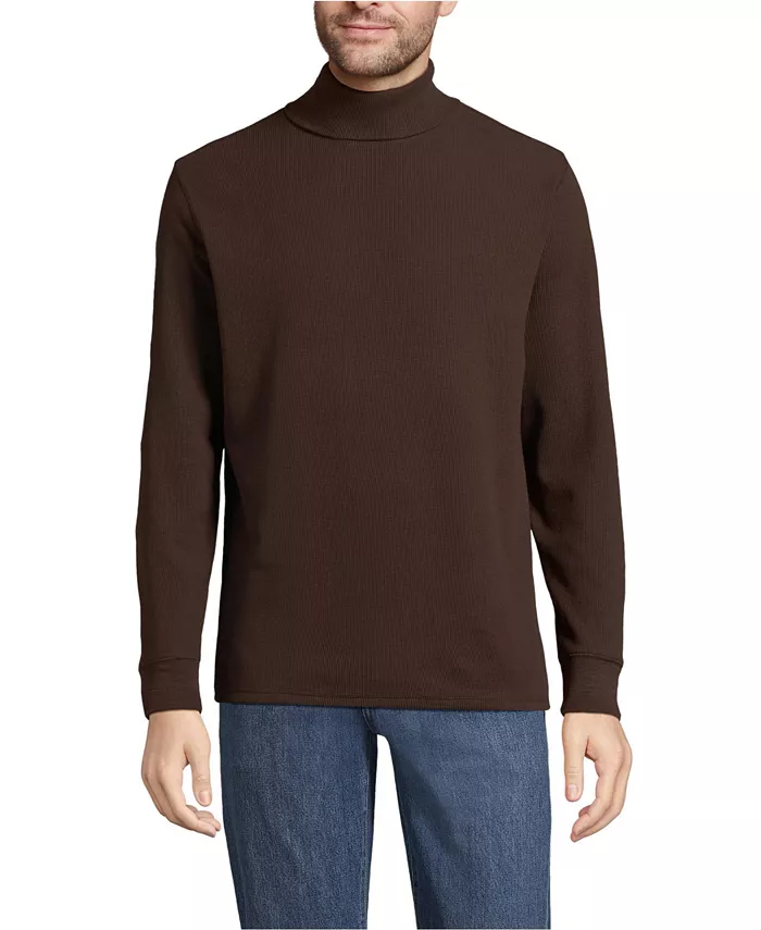 Мужская водолазка с длинным рукавом в рубчик Lands' End, коричневый
Мужская водолазка с длинным рукавом в рубчик Lands' End, коричневый