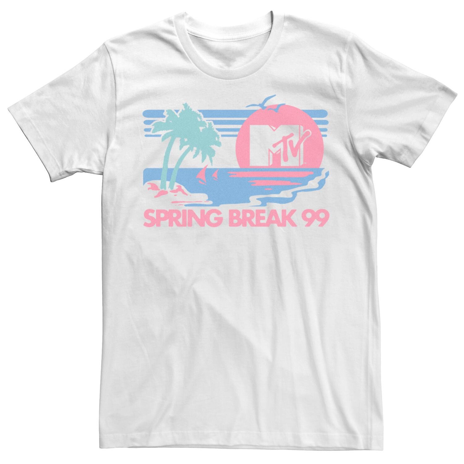 Мужская футболка MTV Retro Pastel Spring Break '99 с короткими рукавами Licensed Character
Мужская футболка MTV Retro Pastel Spring Break '99 с короткими рукавами Licensed Character