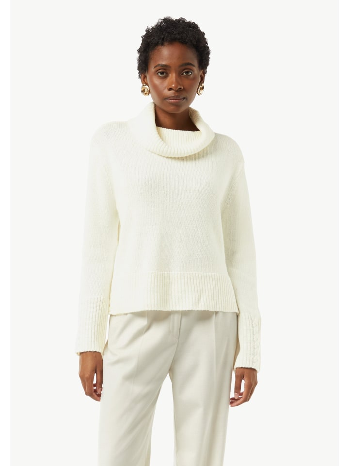 Пуловер comma Strickpullover langarm, белый
Пуловер comma Strickpullover langarm, белый
