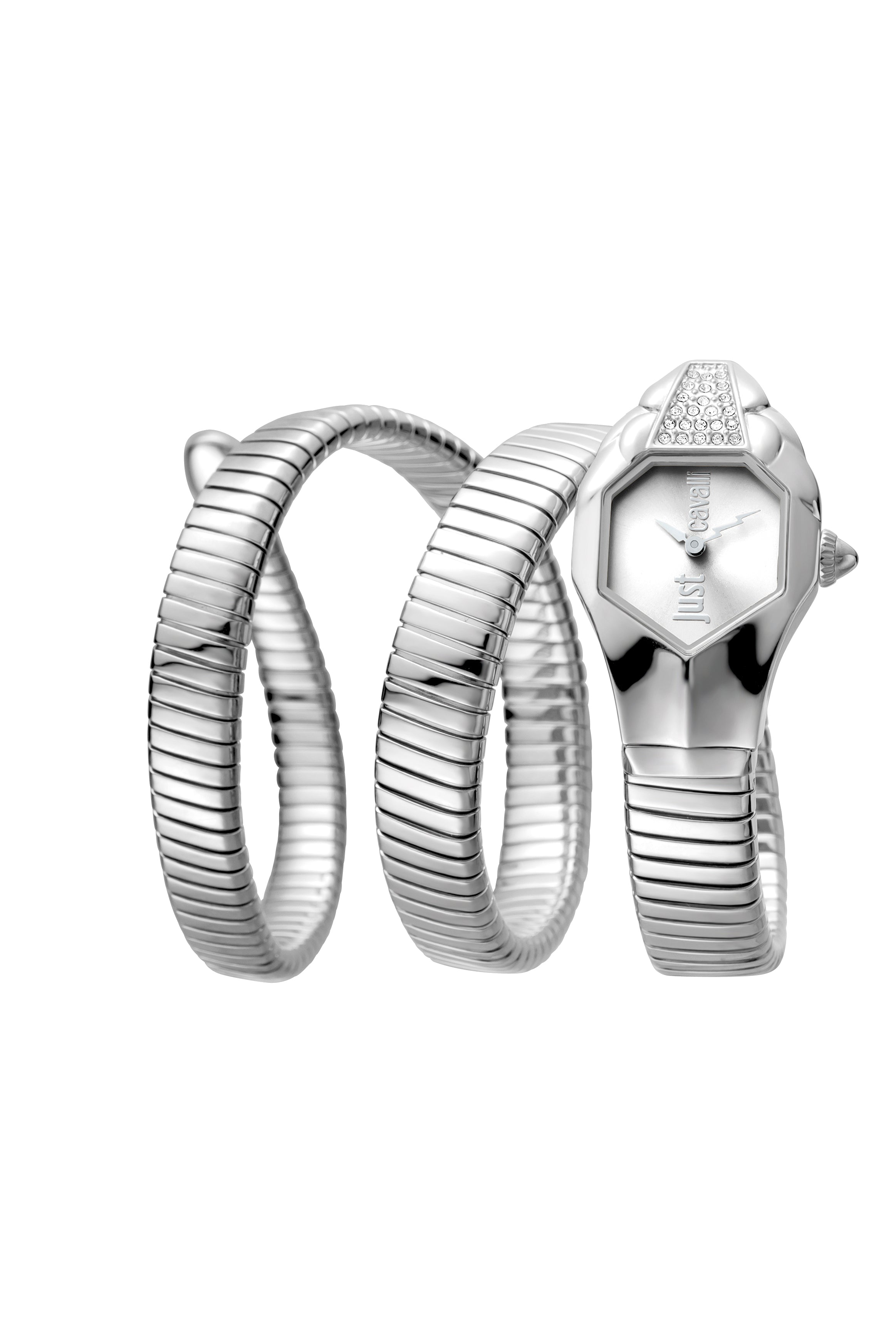 Женские часы Just Cavalli со змеиным принтом, серебряный
Женские часы Just Cavalli со змеиным принтом, серебряный