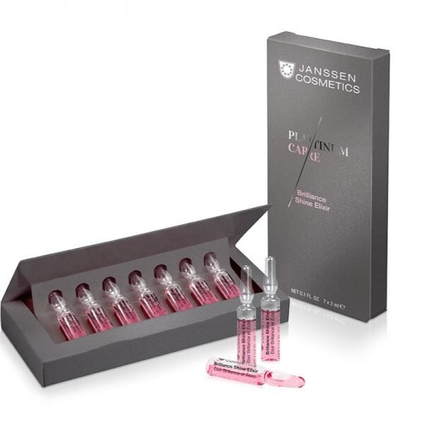 Janssen Cosmetics, Brilliance Shine Elixir Ampoules Активатор молодости, 7x2 мл
Janssen Cosmetics, Brilliance Shine Elixir Ampoules Активатор молодости, 7x2 мл