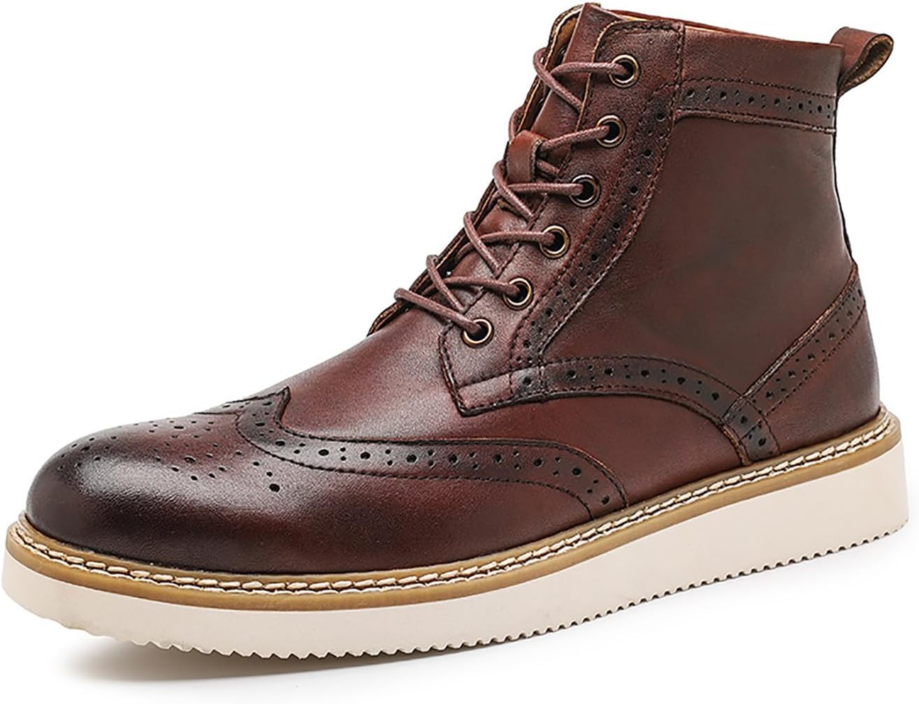 Мужские ботинки Santimon Mens, повседневные, классические, мотоботинки, из натуральной кожи, с крылышками, броги, челси, модные формальные ботинки для мужчин, коричневый
Мужские ботинки Santimon Mens, повседневные, классические, мотоботинки, из натуральной кожи, с крылышками, броги, челси, модные формальные ботинки для мужчин, коричневый