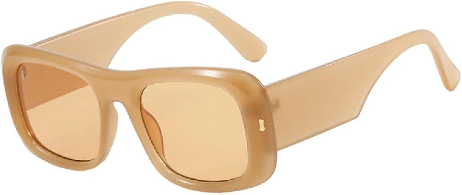 Популярные модные женские солнцезащитные очки конфетных цветов, ретро-очки с заклепками, мужские модные очки с широкими дужками, градиентные очки с защитой от УФ-излучения UV400 HHZZYVY, Champagne Champagne
Популярные модные женские солнцезащитные очки конфетных цветов, ретро-очки с заклепками, мужские модные очки с широкими дужками, градиентные очки с защитой от УФ-излучения UV400 HHZZYVY, Champagne Champagne