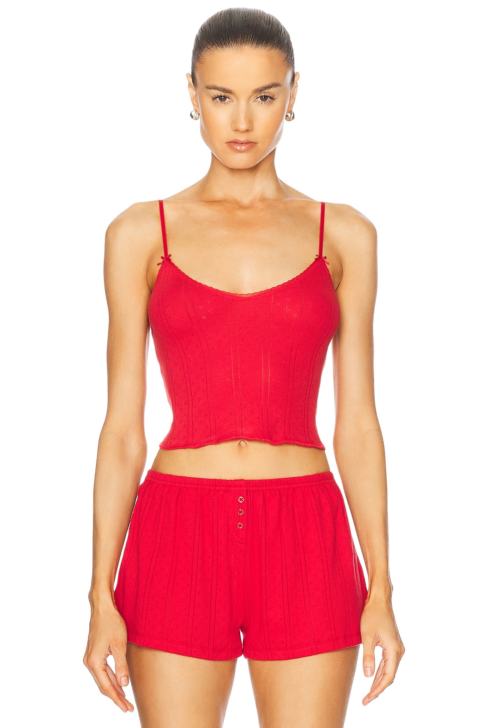 The Cami Топ Cou Cou Intimates, Cherry Red
The Cami Топ Cou Cou Intimates, Cherry Red