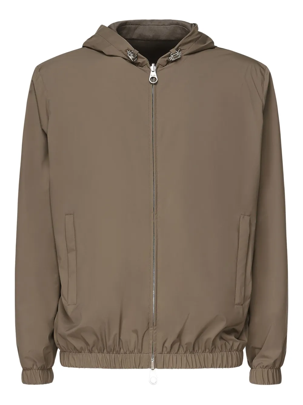 Куртка на молнии с капюшоном Loro Piana, коричневый 
Куртка на молнии с капюшоном Loro Piana, коричневый