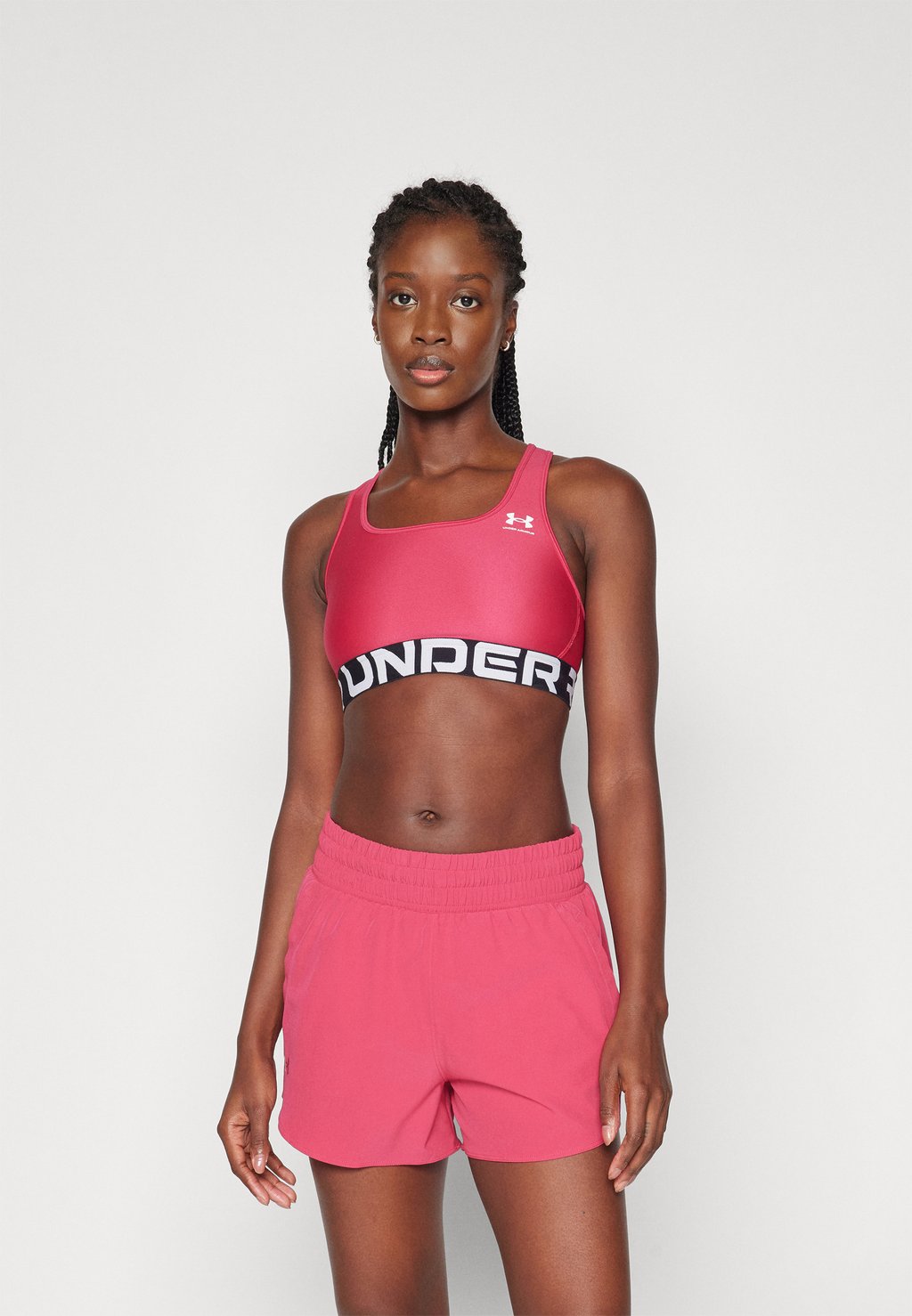 Спортивный бюстгальтер MID BRANDED Under Armour, розовый 
Спортивный бюстгальтер MID BRANDED Under Armour, розовый