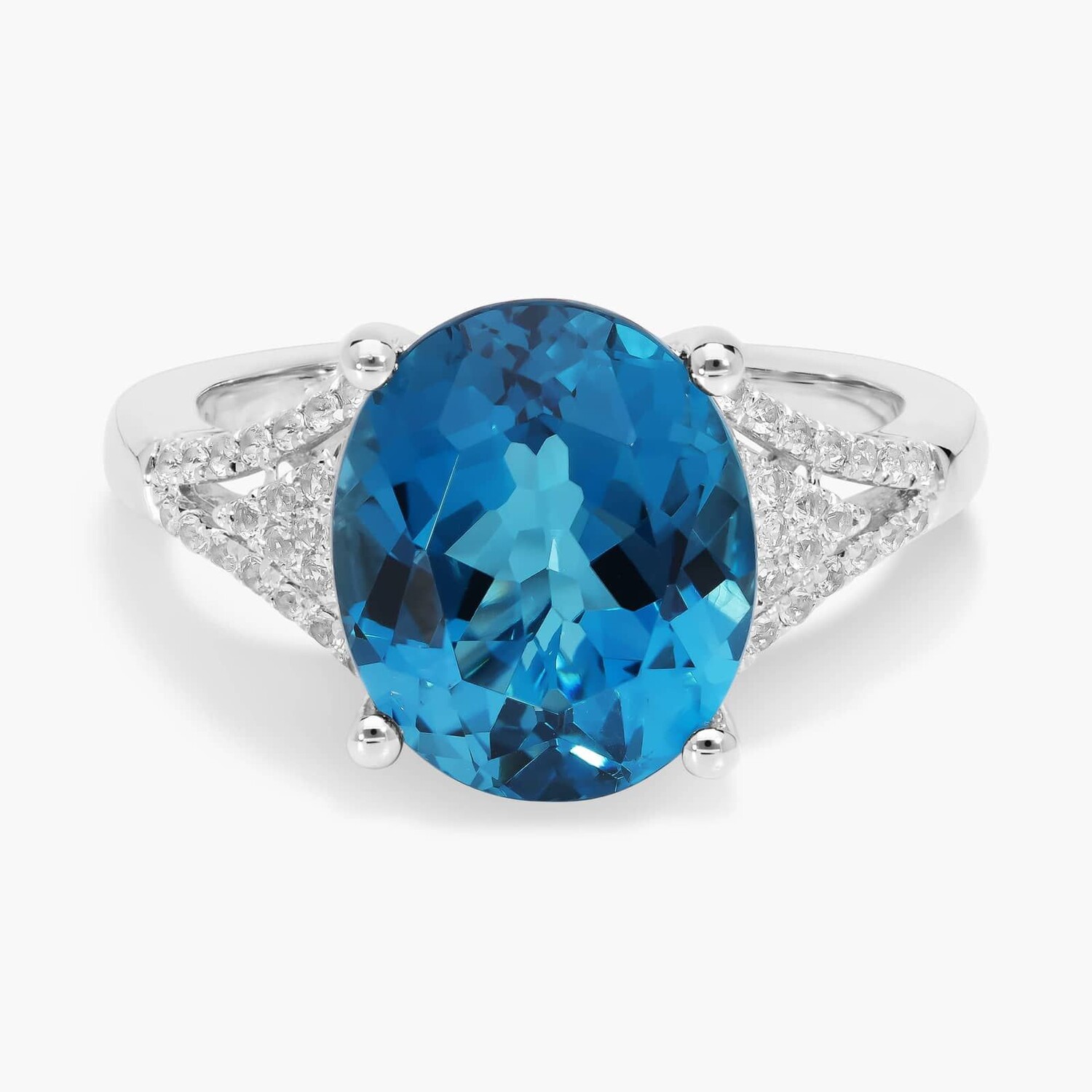 Коктейльное кольцо с овальным топазом London Blue Topaz из 14-каратного белого золота Blue Nile
Коктейльное кольцо с овальным топазом London Blue Topaz из 14-каратного белого золота Blue Nile