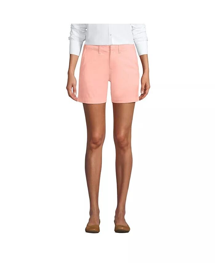 Женские классические шорты чинос 7 дюймов Lands' End, оранжевый
Женские классические шорты чинос 7 дюймов Lands' End, оранжевый