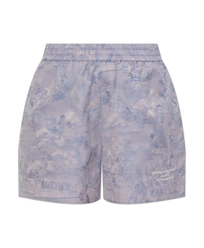 Шорты с узором Off White, фиолетовый
Шорты с узором Off White, фиолетовый