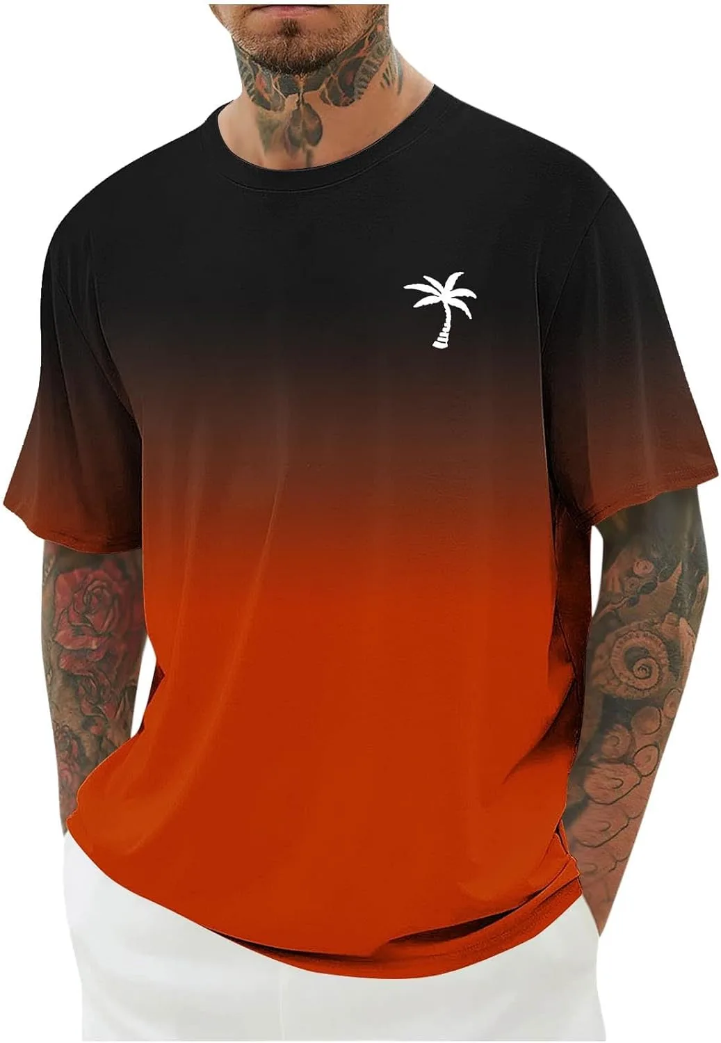 Мужская футболка с коротким рукавом и круглым вырезом, свободного кроя, для тренировок QUNPIU
Мужская футболка с коротким рукавом и круглым вырезом, свободного кроя, для тренировок QUNPIU